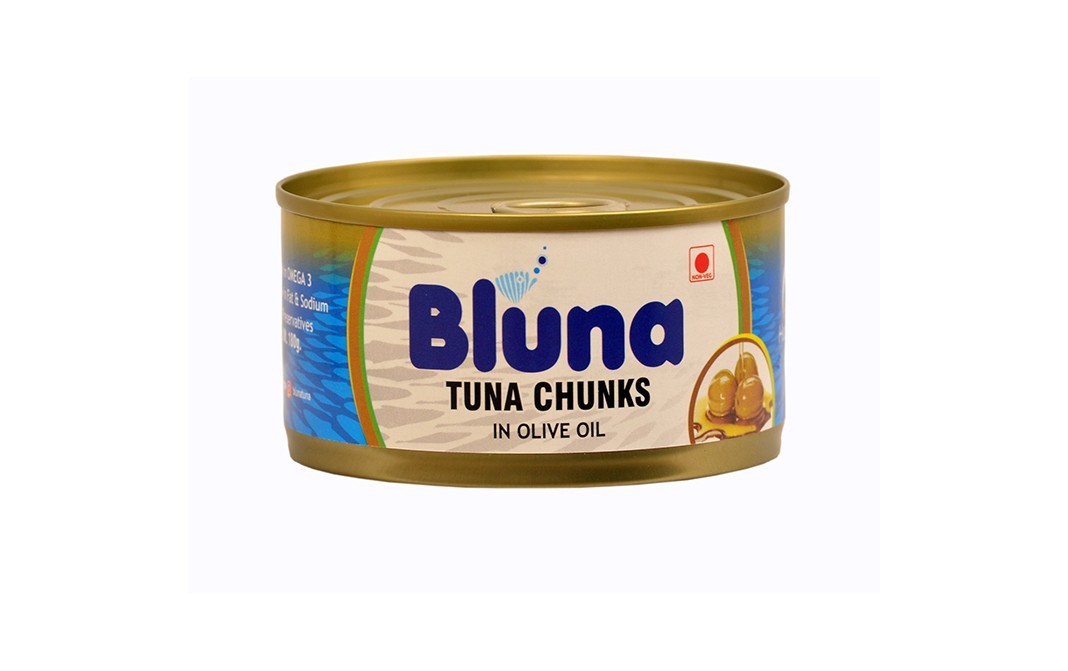Bluna Tuna Chunks In Olive Oil    Tin  180 grams